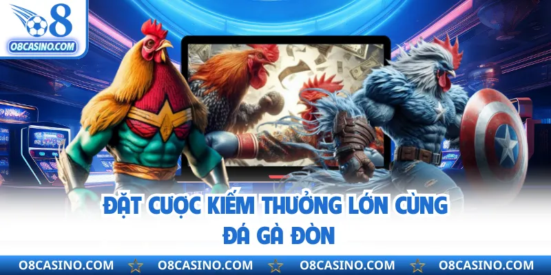 Đặt cược kiếm thưởng lớn cùng đá gà đòn